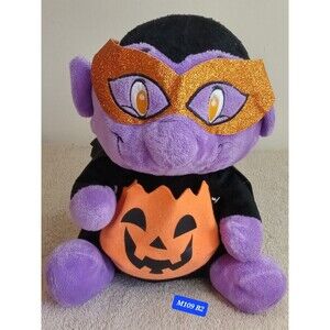 10” Dracula Vampire Kellytoy Halloween Plush Stuffed Halloween 2016 Purple Trick